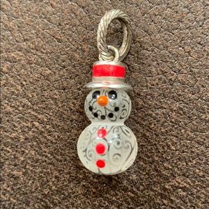 Snowman charm